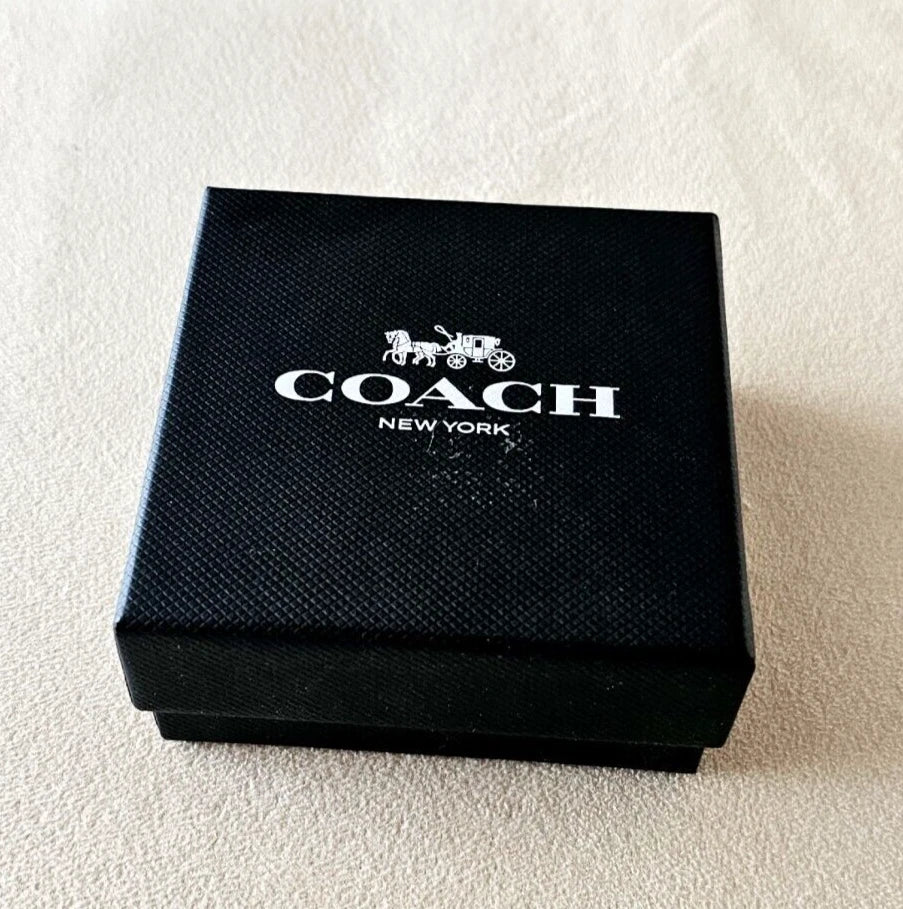 COACH LOGO EMPTY BLACK GIFT BOX