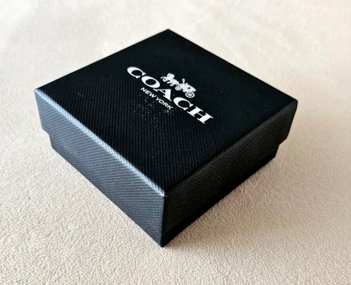 COACH LOGO EMPTY BLACK GIFT BOX